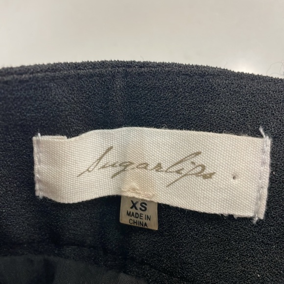 Gold and black Funky print Flare Sugarlips skirt. Size: XS - Picture 5 of 5